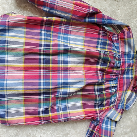 NWOT Ralph Lauren Plaid Kids Top - Picture 4 of 4